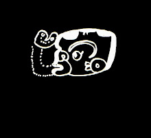 Glifo que acompaña las estampas donde aparece Ek Balam o la Estrella Polar