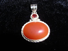 Colgante de cornalina