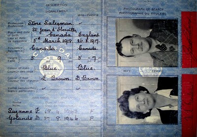 Denise Tessier's parents passport