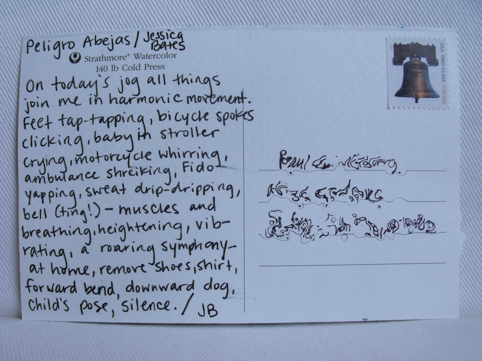 hey jessica Postcard Poetry Day 4