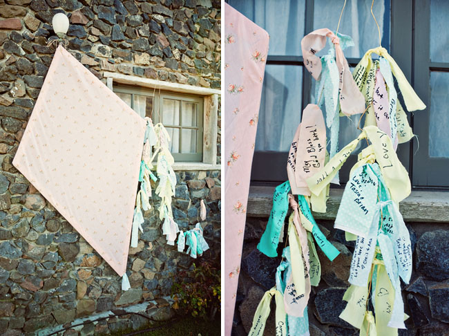 This teal and yellow circus wedding AHEM found via Style Me Pretty 