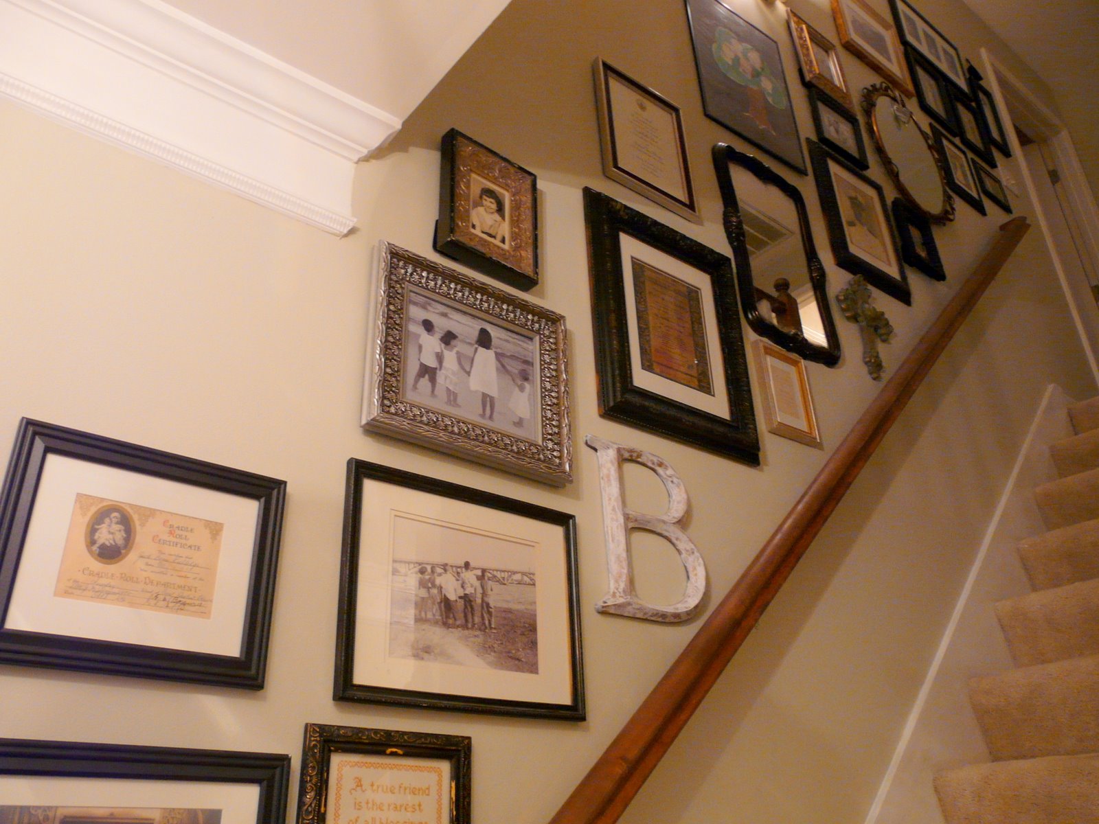 Tales from Bloggeritaville: Home Tour-Hallway