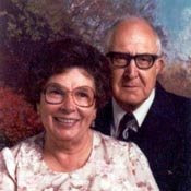Grandma and Grandpa Lauritzen