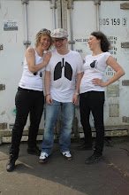 Gothenburg harbour april 26 2009 Harriet, Patrik and Lisa Photo; Anna Hallberg