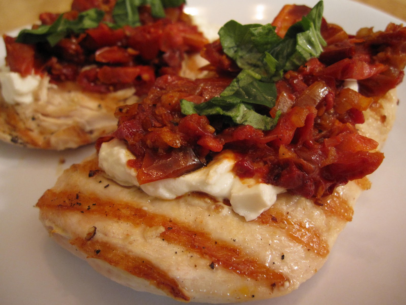 The Scratch Patch Chicken with SunDried Tomatoes and Goat Cheese