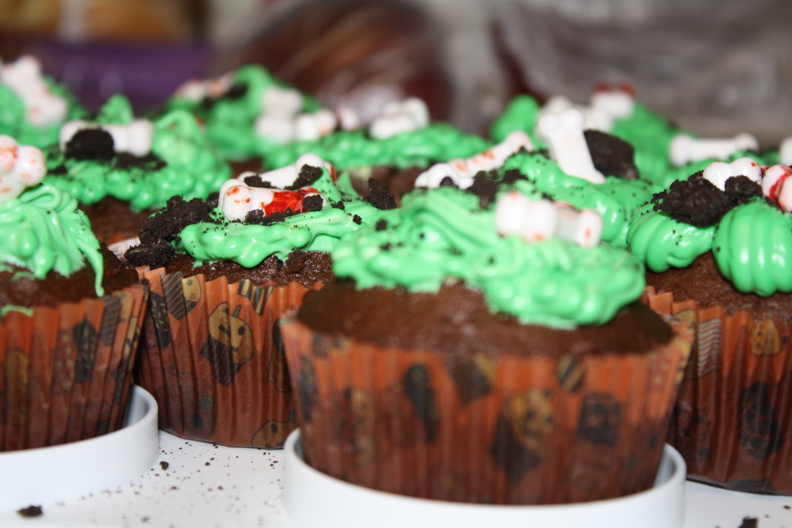 Random Socks and the Litterbox Dirt Cake Cupcakes?