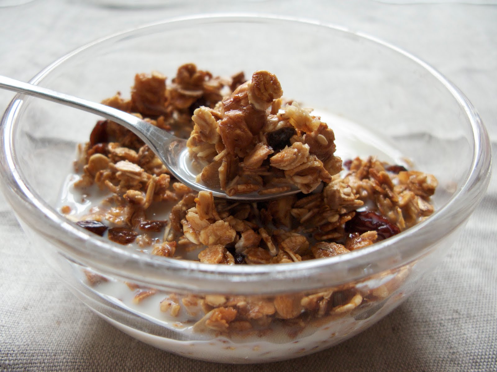 Cuisine en Scène Muesli croustillant au miel et aux noix