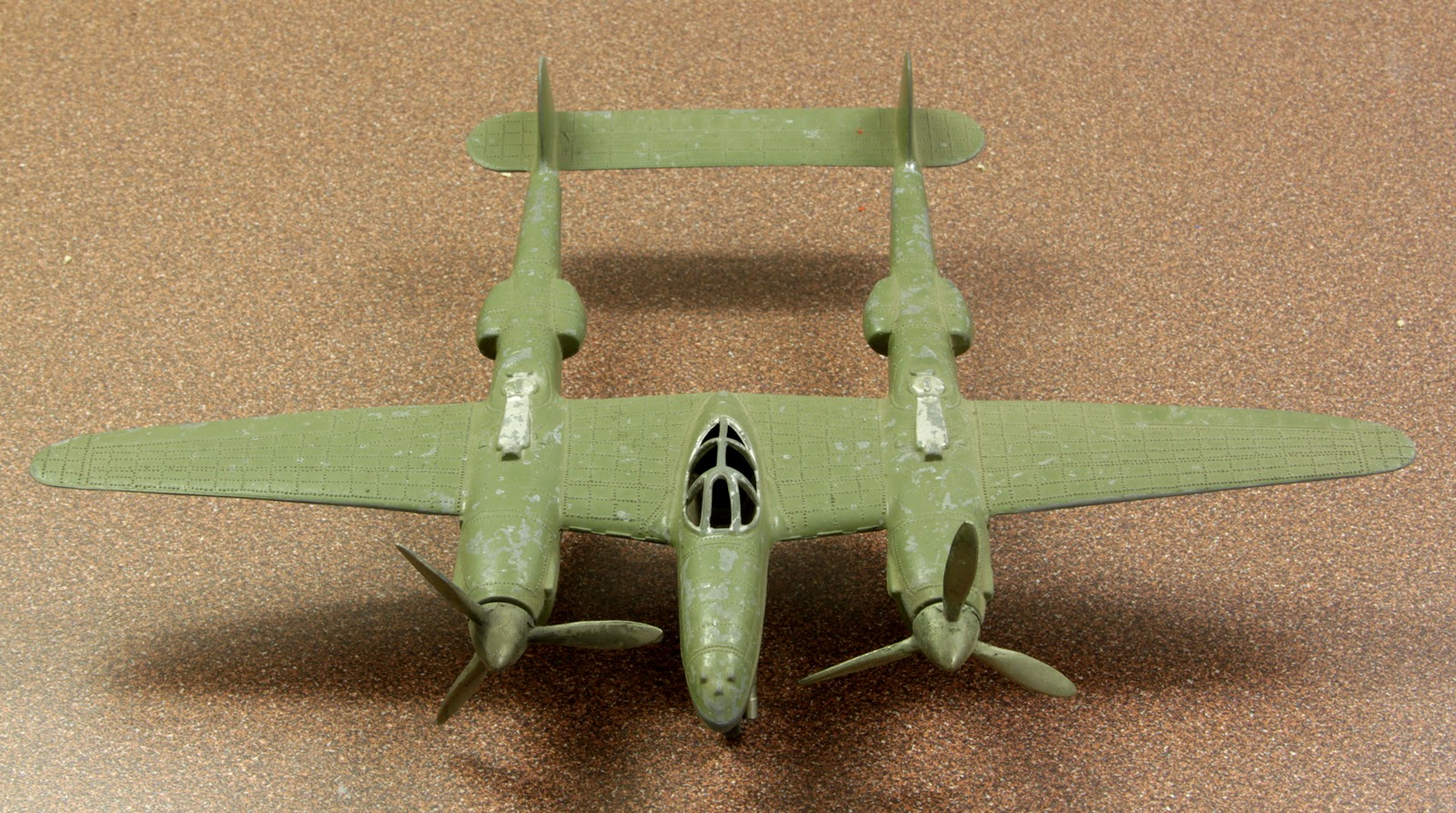 Old Antique Toys The Hubley P38 Airplane