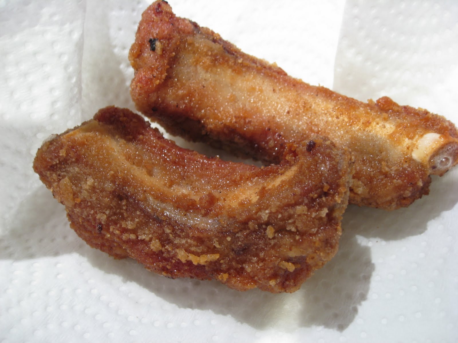 Nunu will blog for chicken wings. Nunu's Kitchen Honey Garlic fried