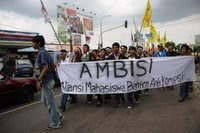 Aksi di Kejati Banten