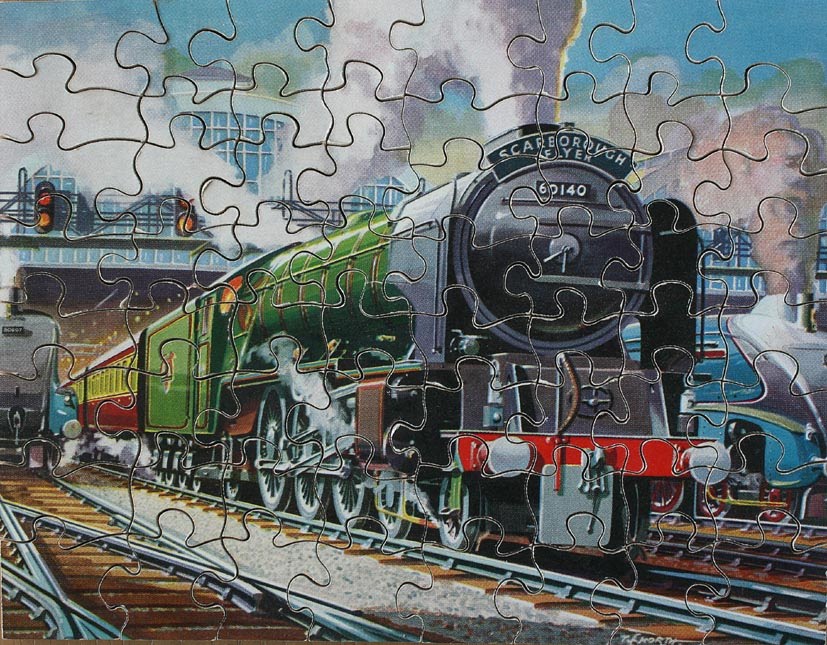 STEAM TRAINS AND JIGSAW PUZZLES Children's Jigsaws