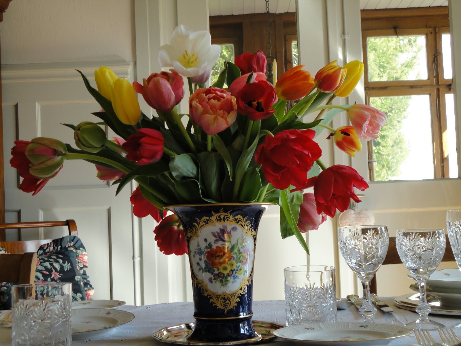 Beautiful Nymphenburg Tablescape