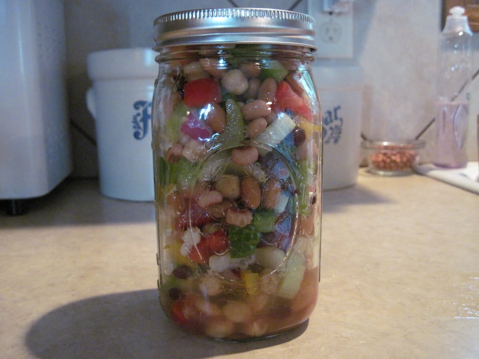 Mum in Bloom Recipe Cowboy Caviar (Bean Salad)