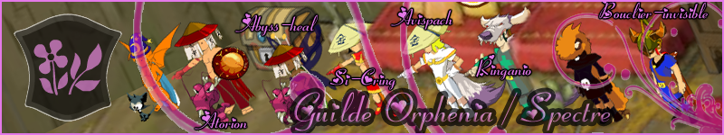 Dofus : Guilde Orphenia