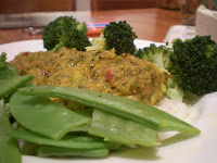 Steamed Blue-eye with Chermoula