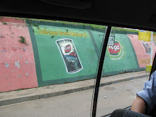 Hand painted road sign