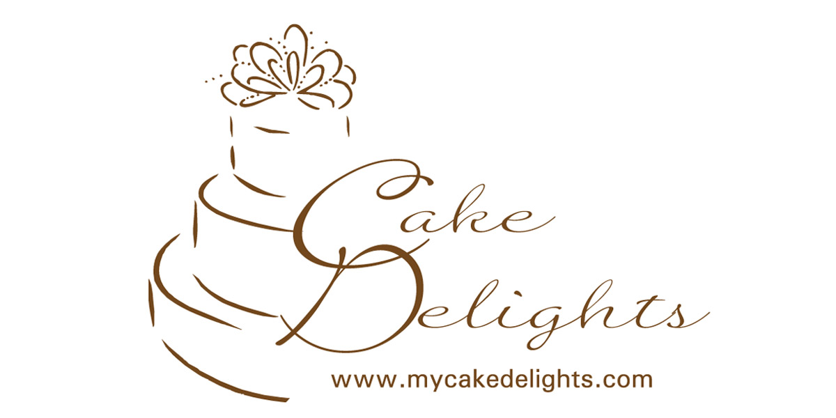 virginia beach graphic design cake delights logo