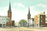 Lovely Downtown Lewiston Circa 1915