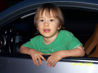 Our Milemeter.com insured car & our son.