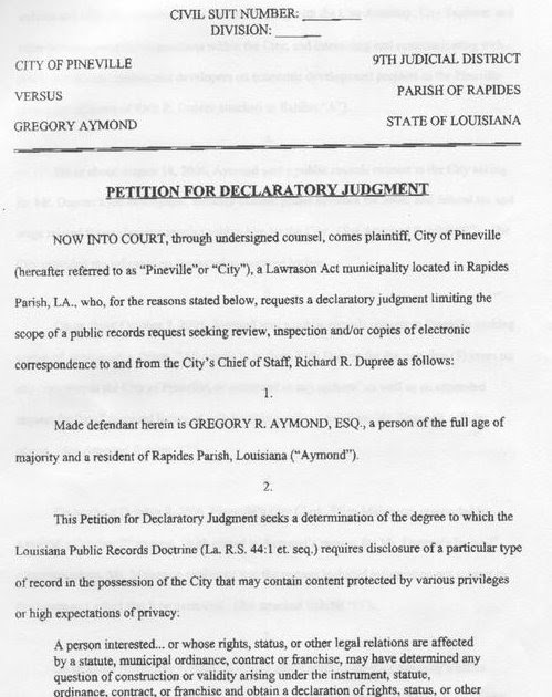 rapides parish louisiana and divorce records