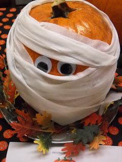 Murray the Mummy pumpkin