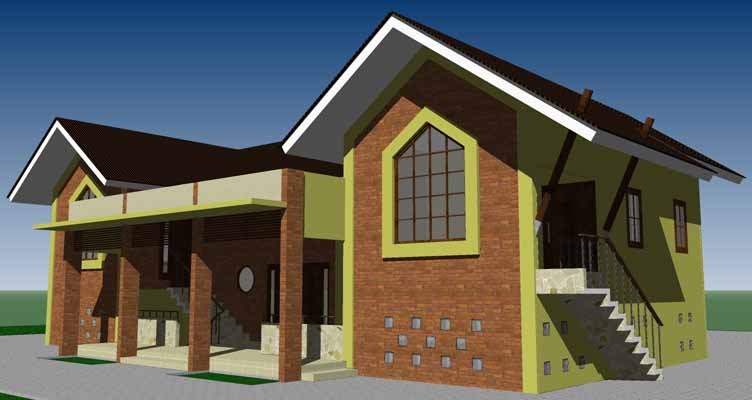 Rumah Jogja (Yogyakarta)- Arsitek / Desain dan Developer: Contoh 