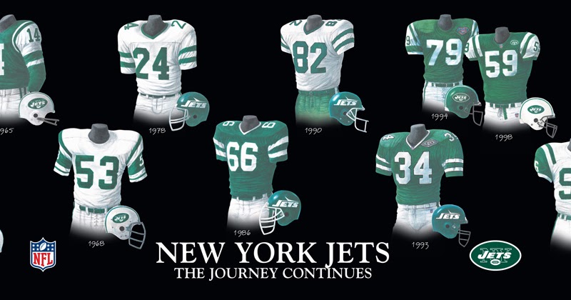 Jets all-time best jerseys