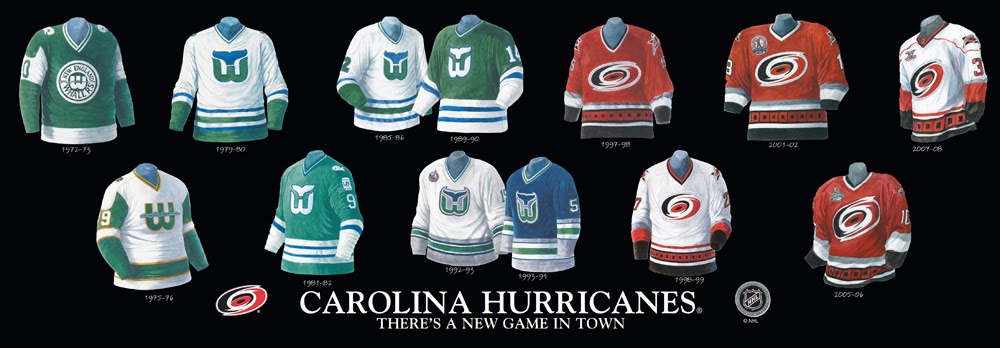 Vintage Original 1990s NHL Carolina Hurricanes Hockey Jersey 