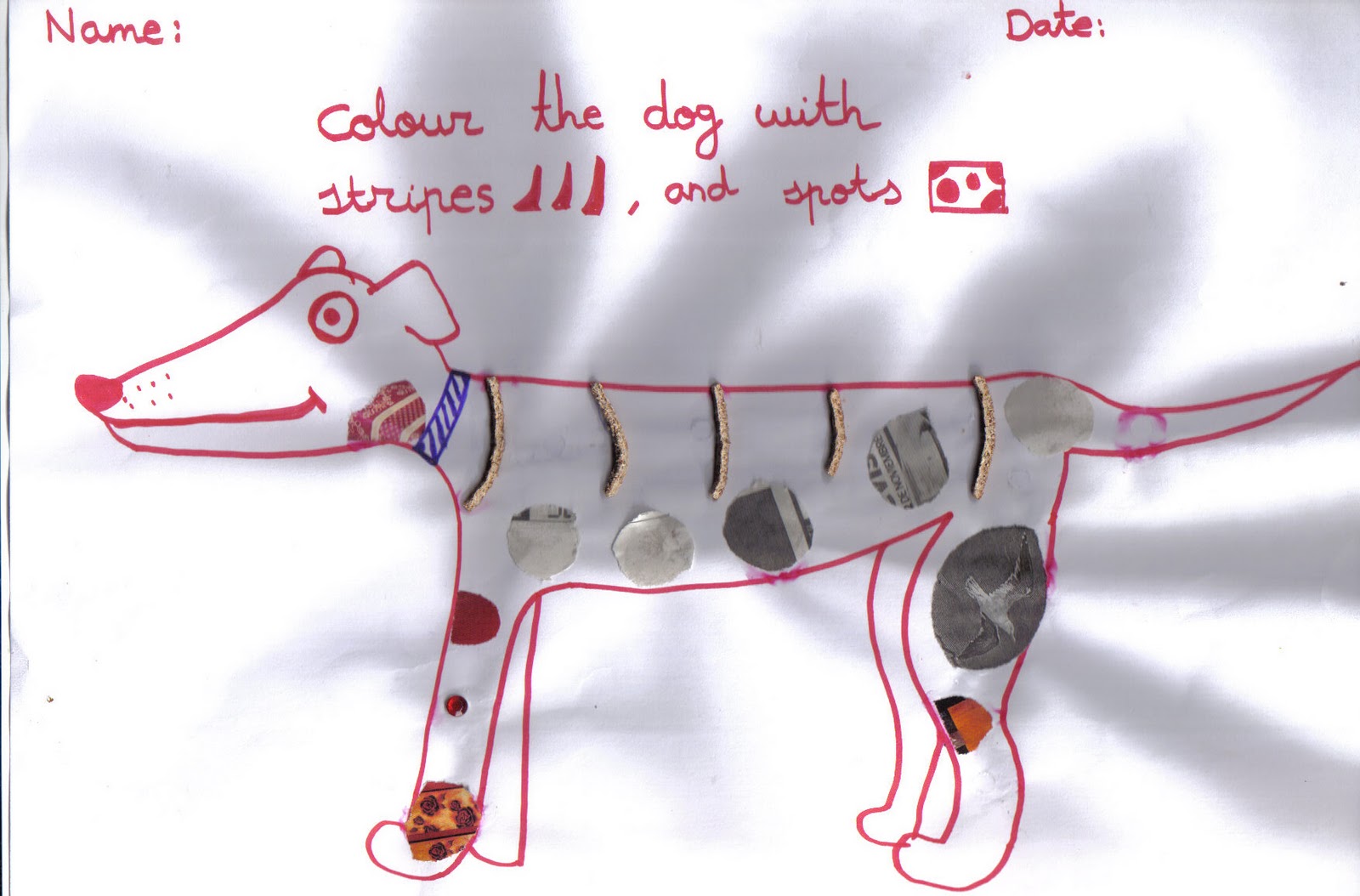 Easy peasy lemon squeezy Spots and stripes dog