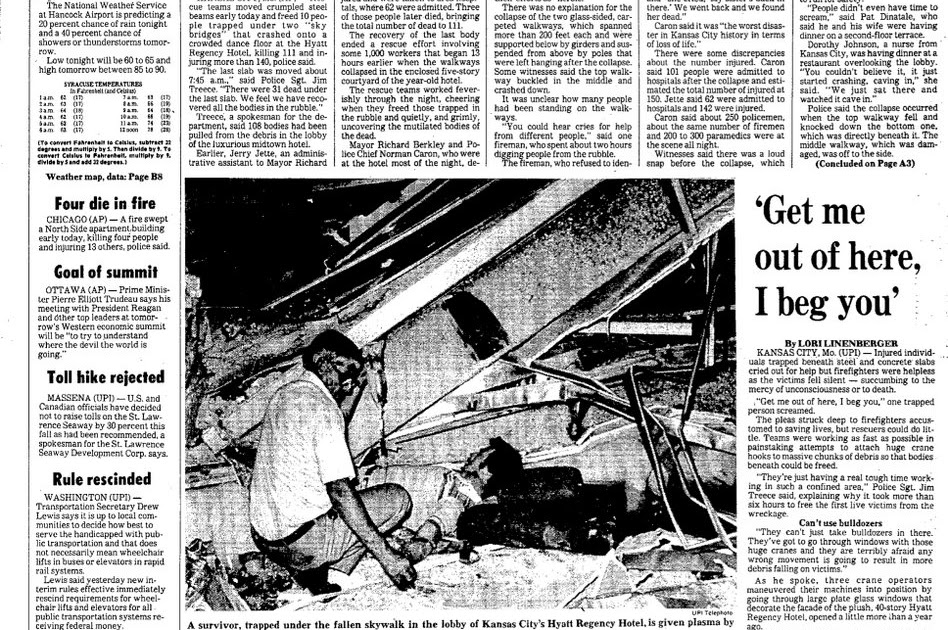 The 28th Anniversary of the Hyatt Regency Walkway Collapse An