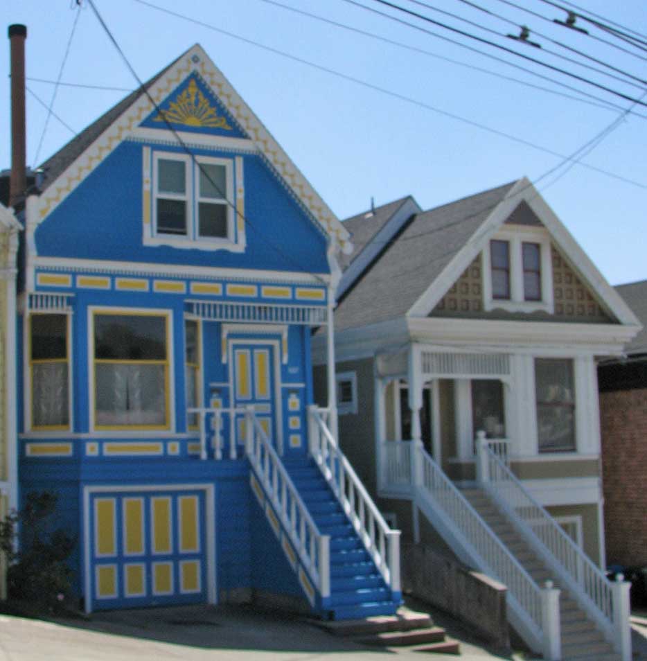 Carmen's Chronicles San Francisco, Castro Houses, Mellow Yellow Monday