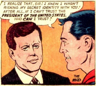 Superman meets John F. Kennedy