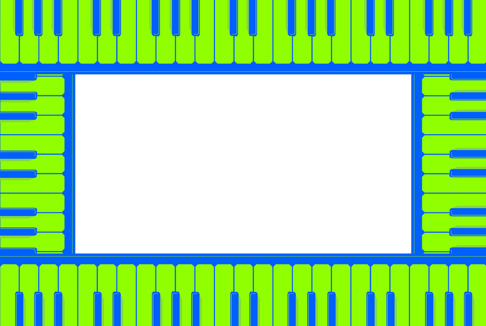 05 frames piano para fotos Amanhã é outro dia