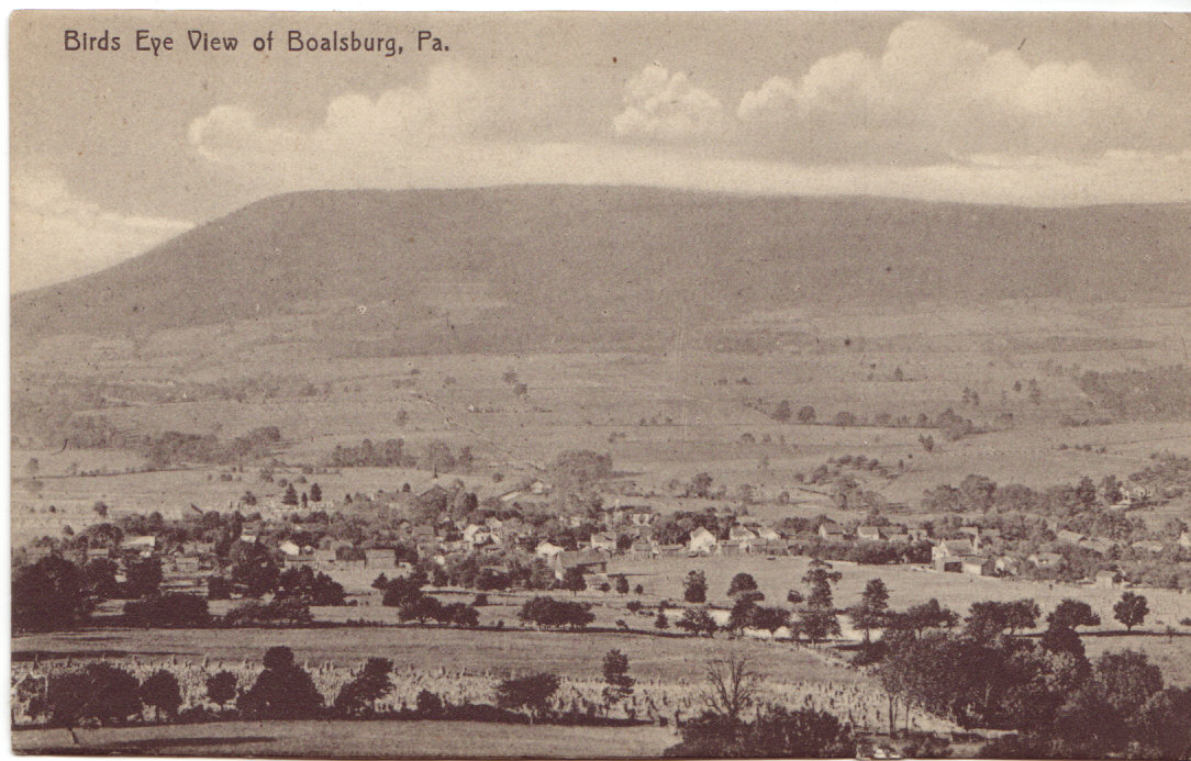 Postcards from My Attic Bird's Eye View of Boalsburg, Pa.