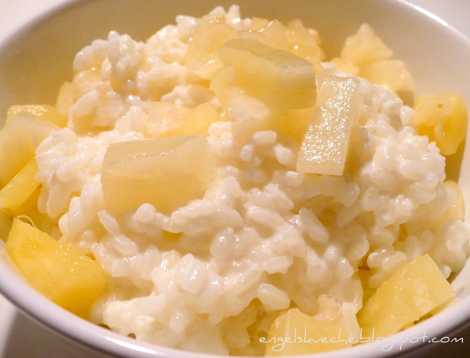 Essen aus Engelchens Küche: Milchreis mit Ananas