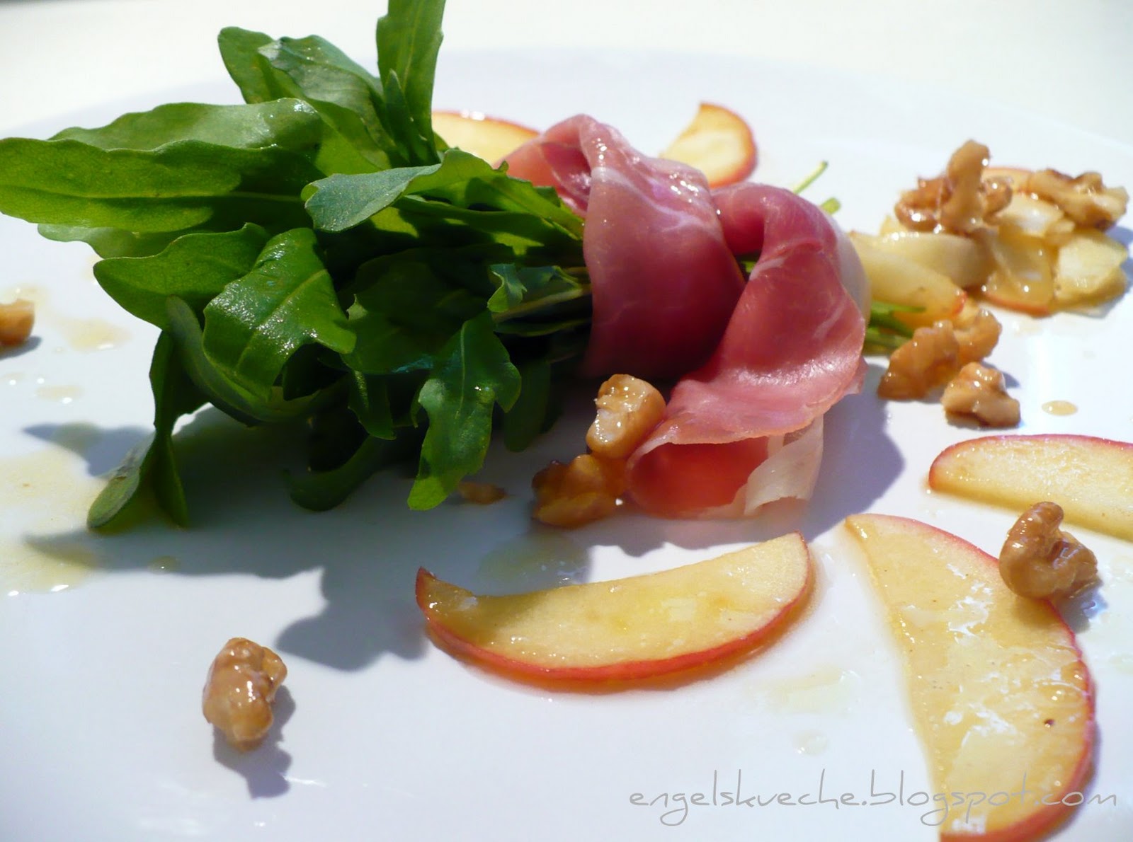 Essen aus Engelchens Küche: Rucola mit Serrano-Schinken ...