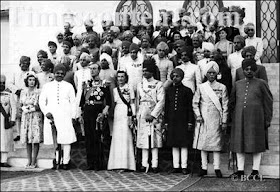 Indian Independance Movement Articles Viceroy Lord Mountbatten With Local Indian Kings 1947