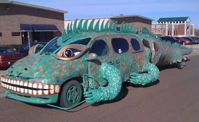 Iguana Art Car - For Sale - Side View