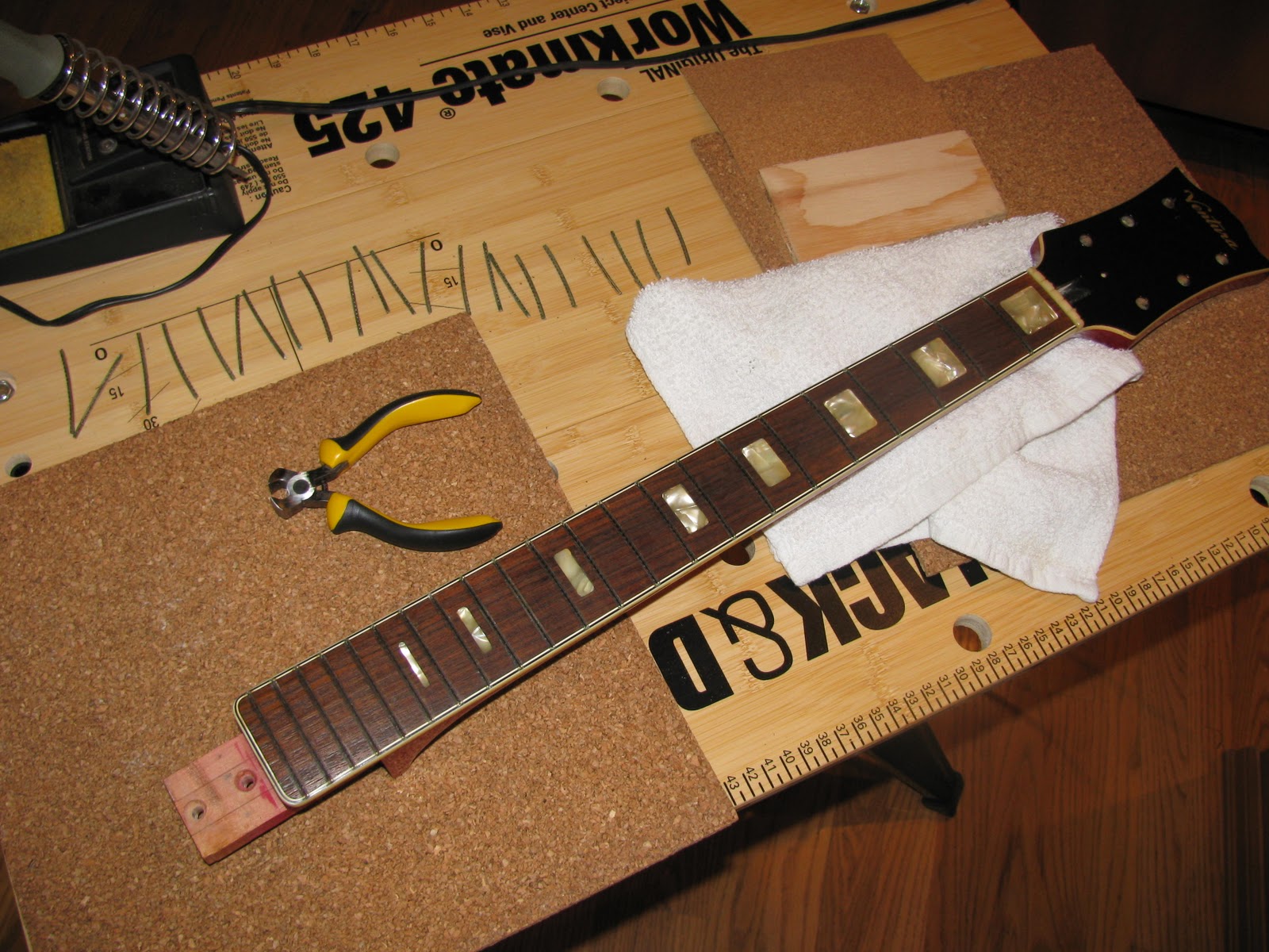 The Novice Guitar Tech Removing the frets