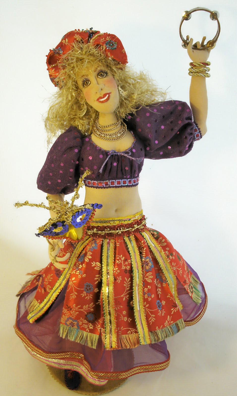 Laura s Creations Funstuff GYPSY DOLL FINALLY 