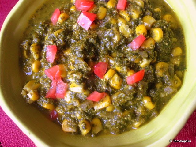 Corn Palak