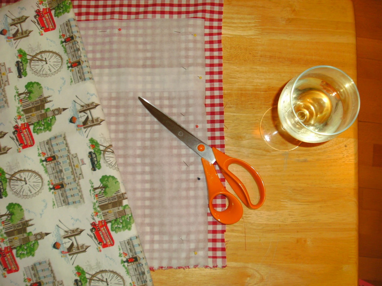 home made Friday evening with a glass of wine and some Cath