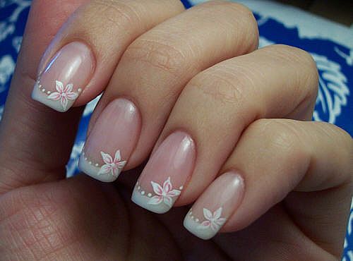Modern Flower Nail Art Design-1