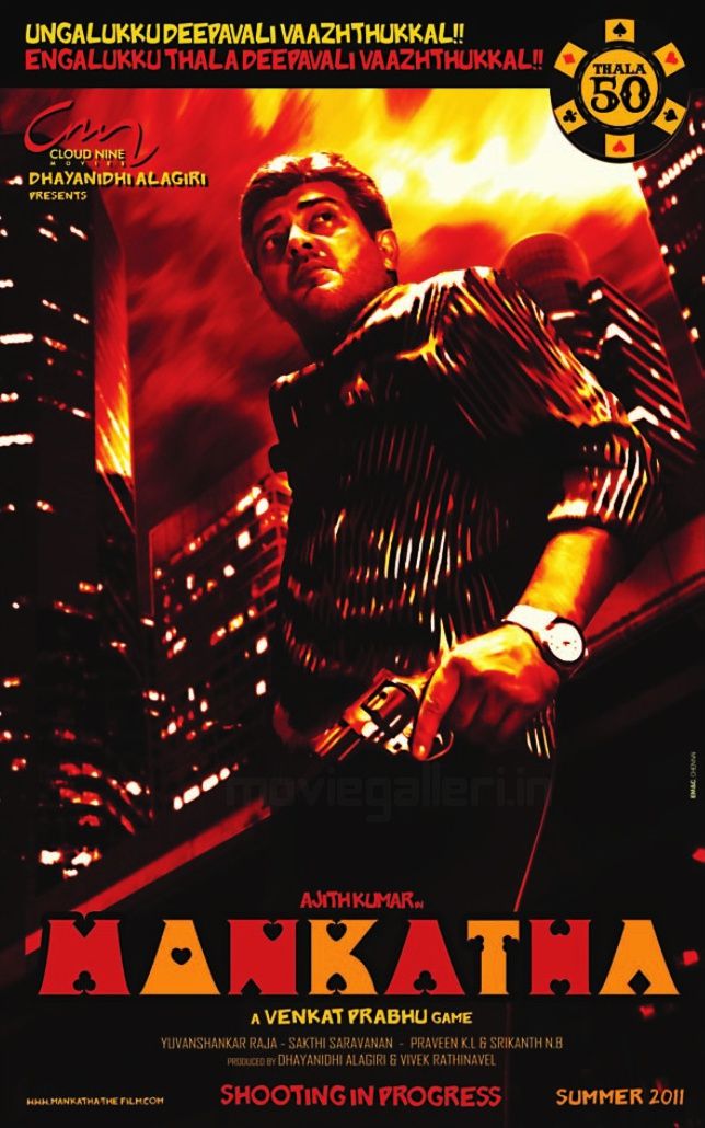 Mankatha Tamil Movie New Posters Un relesed Wall paper ajiths in