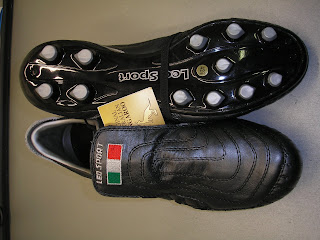 Chaussure Football Léo Sport A-300 SI – Cuir, Noir, Taille 39, Homme