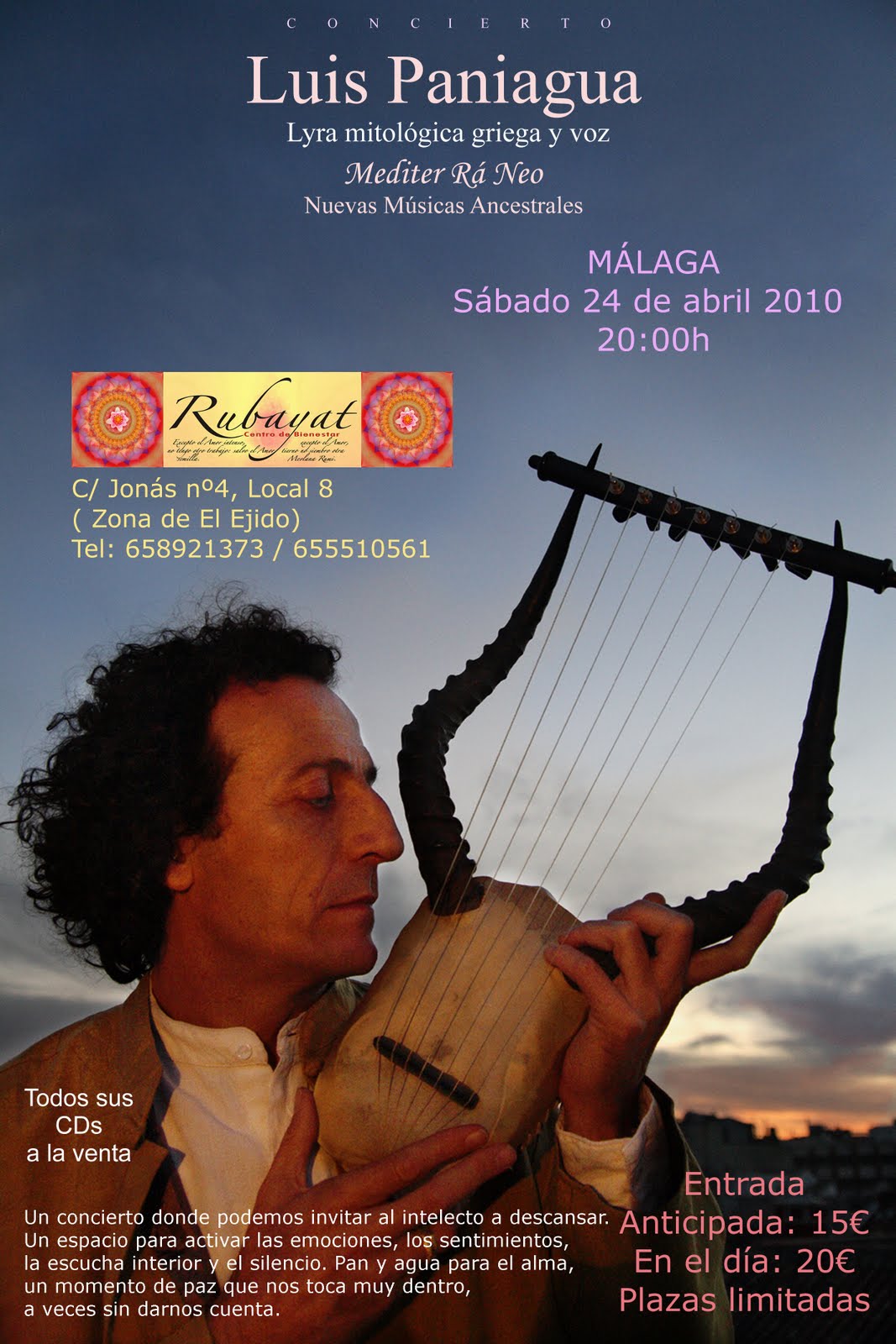 Yoga Sala Málaga AVE LIRA Y EL SABÁDO DEL SONIDO EN RUBAYAT