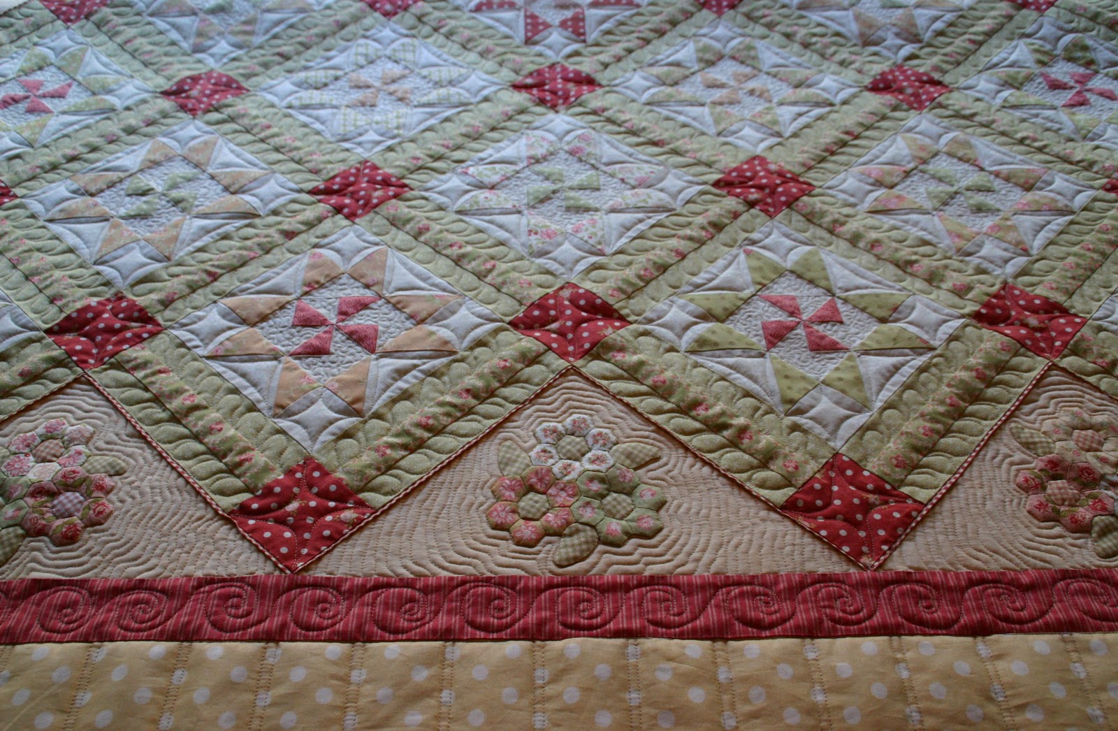 Sew'n Wild Oaks Quilting Blog A Different Spin on Summer's Blush