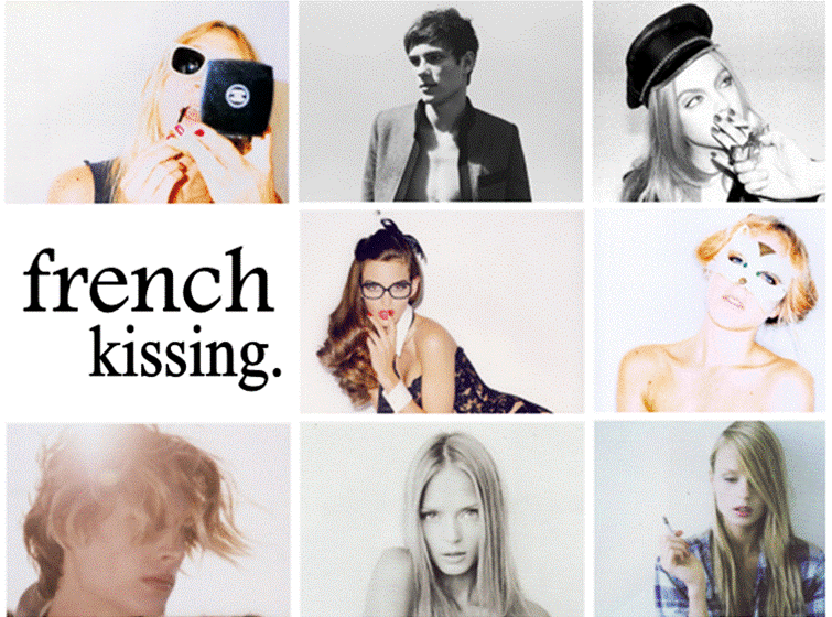 French Kissing.