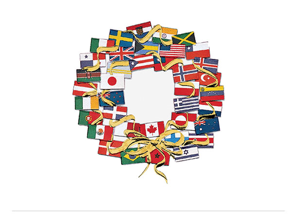 Friends and family circle holiday traditions around the world 