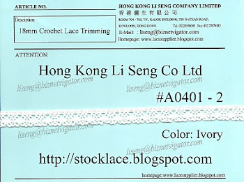 Crochet Lace Trimming Manufacturer - Hong Kong Li Seng Co Ltd